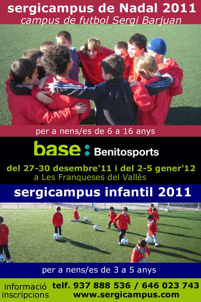 Sergicampus de Navidad: Campus de Fútbol Sergi Barjuan - Campus de Fútbol