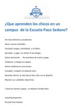 Campus navidad Paco Sedano